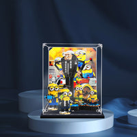 Display King -Acrylic display case with screw for LEGO® Brick-Built Gru and Minions 75582
