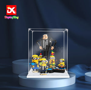 Display King -Acrylic display case with screw for LEGO® Brick-Built Gru and Minions 75582