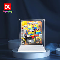 Display King -Acrylic display case with screw for LEGO® Brick-Built Gru and Minions 75582
