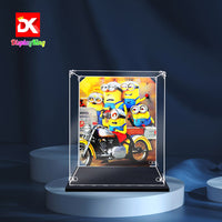 Display King -Acrylic display case with screw for LEGO® Brick-Built Gru and Minions 75582
