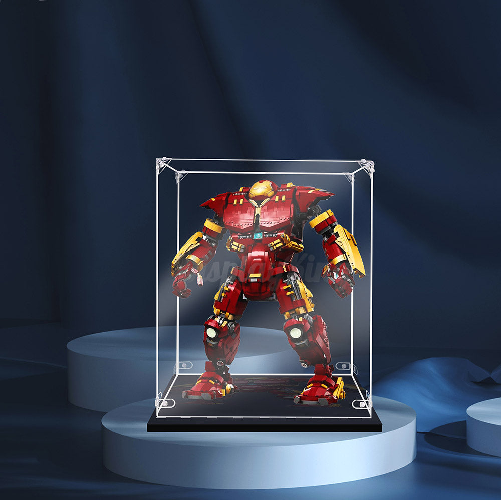 Display King - Acrylic display case with screw for LEGO® Hulkbuster 76210