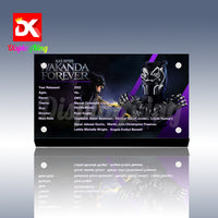 Display King - Acrylic display plaque for Lego Black Panther 76215
