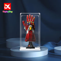 Display King - Acrylic  display case with screw for LEGO® Nano Gauntlet 76223