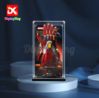 Display King - Acrylic  display case with screw for LEGO® Nano Gauntlet 76223
