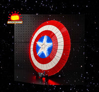 Brick Shine -  Light Kit for  LEGO® Captain America's Shield 76262
