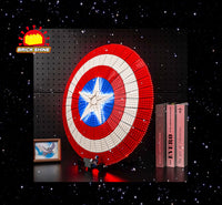 Brick Shine -  Light Kit for  LEGO® Captain America's Shield 76262
