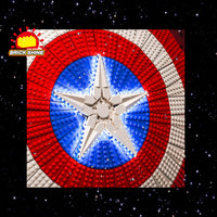 Brick Shine -  Light Kit for  LEGO® Captain America's Shield 76262