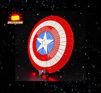 Brick Shine -  Light Kit for  LEGO® Captain America's Shield 76262
