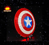 Brick Shine -  Light Kit for  LEGO® Captain America's Shield 76262
