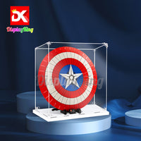 Display King - Acrylic display case with screw for LEGO® Captain America's shield 76262
