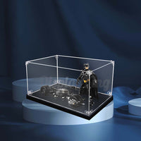 Display King - Acrylic display case with screw for LEGO® Batman Construction Figure and theBat-Pod Bike 76273
