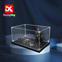 Display King - Acrylic display case with screw for LEGO® Batman Construction Figure and theBat-Pod Bike 76273
