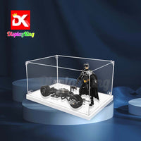 Display King - Acrylic display case with screw for LEGO® Batman Construction Figure and theBat-Pod Bike 76273
