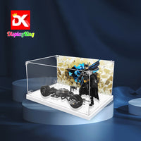 Display King - Acrylic display case with screw for LEGO® Batman Construction Figure and theBat-Pod Bike 76273
