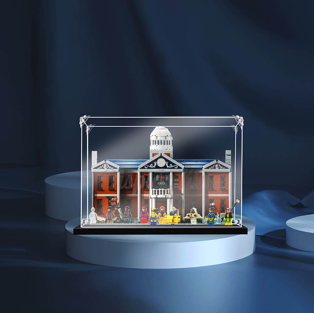 Display King - Acrylic display case with screw for LEGO® X-Men: The x-Mansion 76294