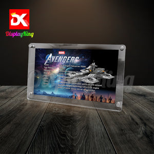 Display King - Acrylic photo frame for Lego The Avengers Helicarrier 76295