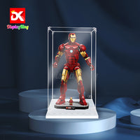 Display King -Acrylic display case with screw for LEGO® lron Man Mark 3 Collectors' Edition 76344
