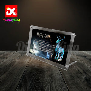 Display King - Acrylic photo frame for Lego Expecto Patronum 76414