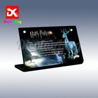 Display King - Acrylic display plaque for Lego Expecto Patronum 76414
