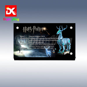 Display King - Acrylic display plaque for Lego Expecto Patronum 76414