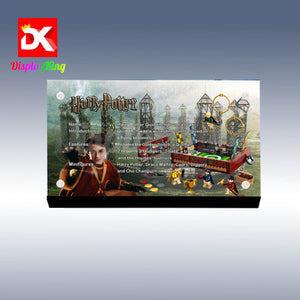 Display King - Acrylic display plaque for Lego Quidditch Trunk 76416