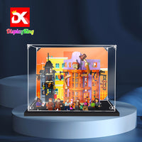 Display King -Acrylic display case with screw for LEGO® Diagon Alley: Weasleys' Wizard Wheezes 76422
