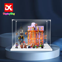 Display King -Acrylic display case with screw for LEGO® Diagon Alley: Weasleys' Wizard Wheezes 76422
