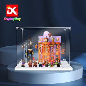 Display King -Acrylic display case with screw for LEGO® Diagon Alley: Weasleys' Wizard Wheezes 76422