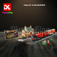 Display King - Acrylic photo frame for Lego Hogwarts Express Train Set with HogsmeadeStation 76423
