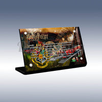 Display King - Acrylic display plaque for Lego Hogwarts Express Train Set withHogsmeade Station 76423
