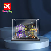 Display King -Acrylic display case with screw for LEGO® Ollivanders & Madam Malkin's Robes 76439
