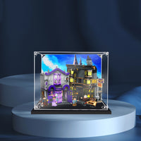 Display King -Acrylic display case with screw for LEGO® Ollivanders & Madam Malkin's Robes 76439
