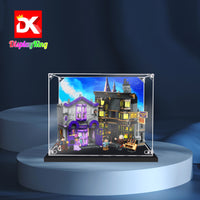 Display King -Acrylic display case with screw for LEGO® Ollivanders & Madam Malkin's Robes 76439
