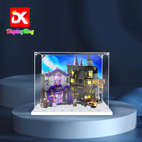 Display King -Acrylic display case with screw for LEGO® Ollivanders & Madam Malkin's Robes 76439
