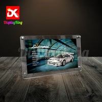 Display King - Acrylic photo frame for Lego Lamborghini Countach 76908
