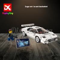 Display King - Acrylic photo frame for Lego Lamborghini Countach 76908
