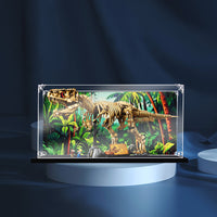 Display King - Acrylic display case with screw for LEGO® Dinosaur Fossils: Tyrannosaurus rex 76968
