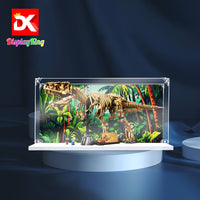 Display King - Acrylic display case with screw for LEGO® Dinosaur Fossils: Tyrannosaurus rex 76968
