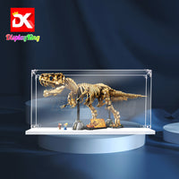 Display King - Acrylic display case with screw for LEGO® Dinosaur Fossils: Tyrannosaurus rex 76968
