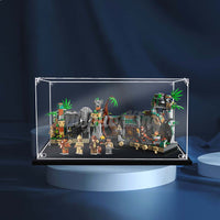 Display King - Acrylic display case with screw for LEGO®Temple of the Golden ldol 77015
