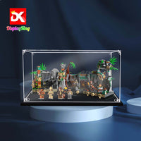 Display King - Acrylic display case with screw for LEGO®Temple of the Golden ldol 77015
