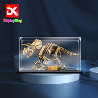 Display King -Acrylic display case with screw for LEGO® Dinosaur Fossils: Triceratops 77985
