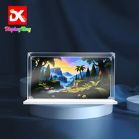 Display King -Acrylic display case with screw for LEGO® Dinosaur Fossils: Triceratops 77985
