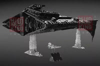 10368pcs MOULD KING 21004 Executor Star Dreadnought UCS Elipse Class
