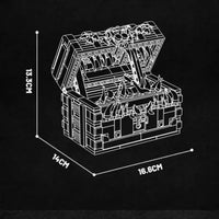 JIESTAR Small Angle JD027 Chest Monster 560 pcs Building Block DIY Toy