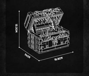 JIESTAR Small Angle JD027 Chest Monster 560 pcs Building Block DIY Toy