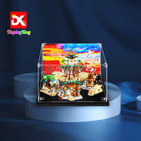 Display King - Acrylic display case for LEGO® The Heavenly Realms 80039 3mm Thickness dust-Free and Crystal Clear Display case with Screw
