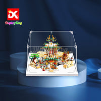 Display King - Acrylic display case for LEGO® The Heavenly Realms 80039 3mm Thickness dust-Free and Crystal Clear Display case with Screw
