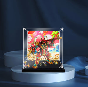 Display King - Acrylic  display case with screw for LEGO® Monkey king ultra Mech 80045