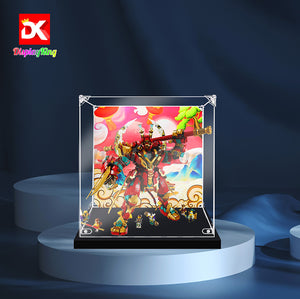 Display King - Acrylic  display case with screw for LEGO® Monkey king ultra Mech 80045